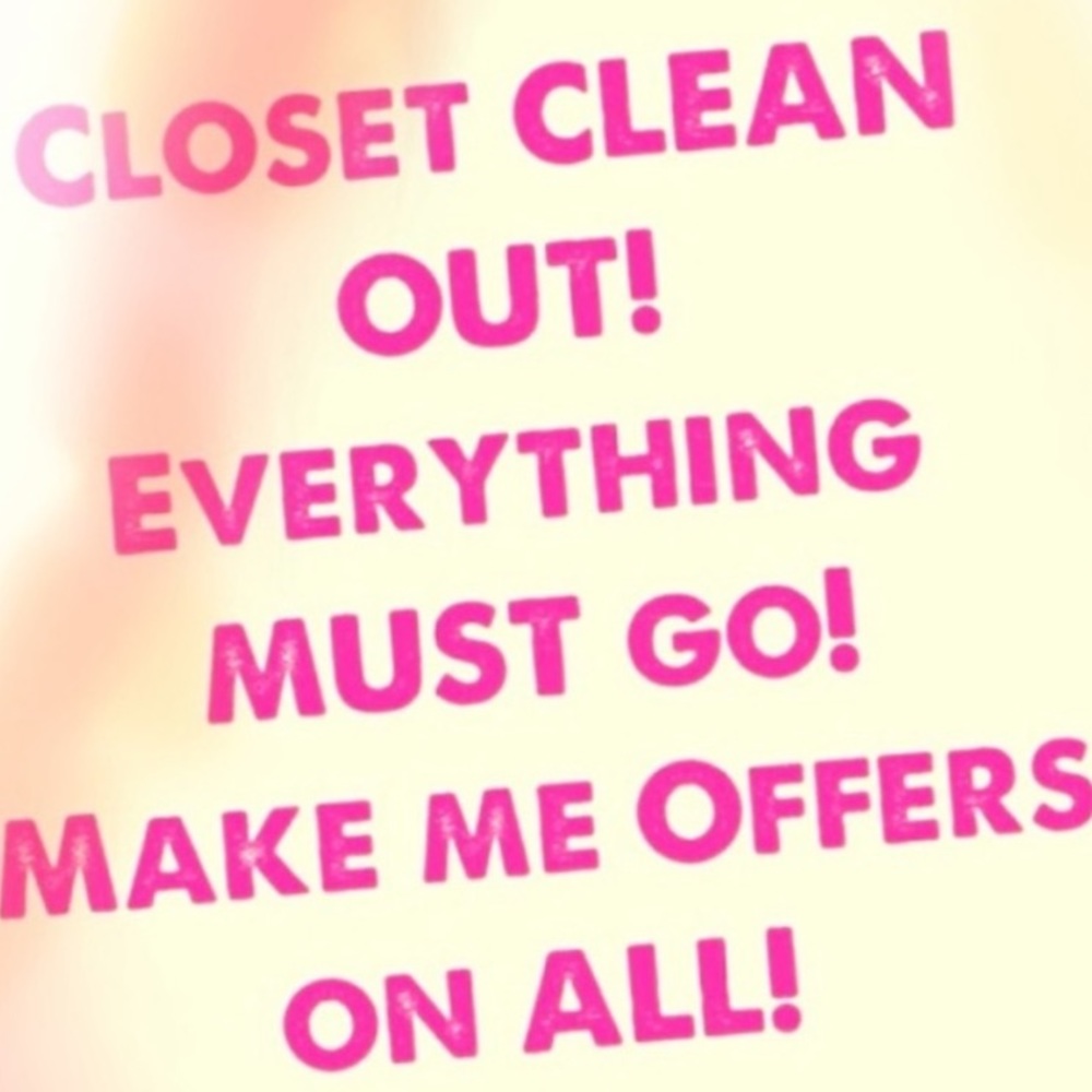 Closet clearout!
